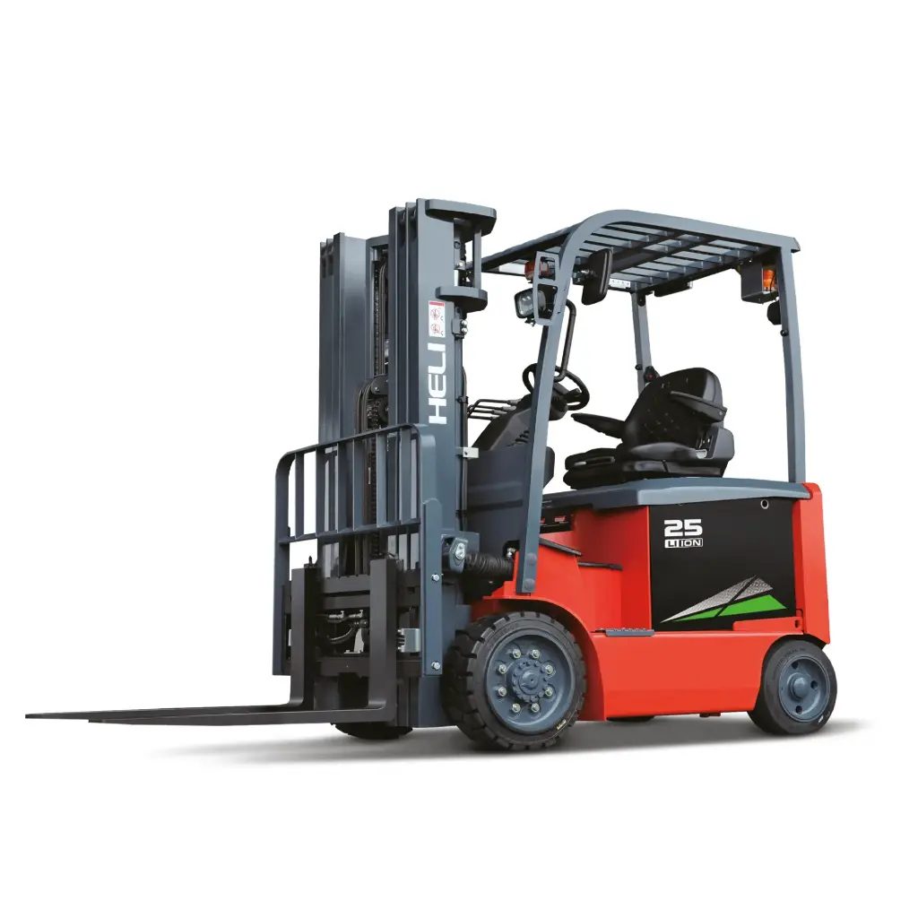 HELI Electric Forklift 4-Wheel Cushion Tire Li-ion 80V 4,000–6,500 lb 